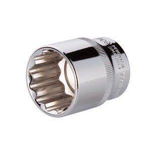 Головка дванадцятигранна 1/2", 27&times;42 мм, Cr-V STORM INTERTOOL ET-0227 ET-0227 фото