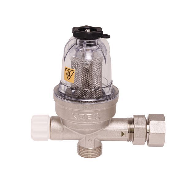 Фільтр магнітний для котла Koer KR.1269 з краном та зворотним клапаном (KR5893) KR5893 фото