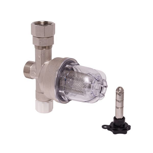 Фільтр магнітний для котла Koer KR.1269 з краном та зворотним клапаном (KR5893) KR5893 фото