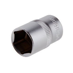 Головка шестигранна 1/2", 18мм*38мм. INTERTOOL ET-2018 ET-2018 фото