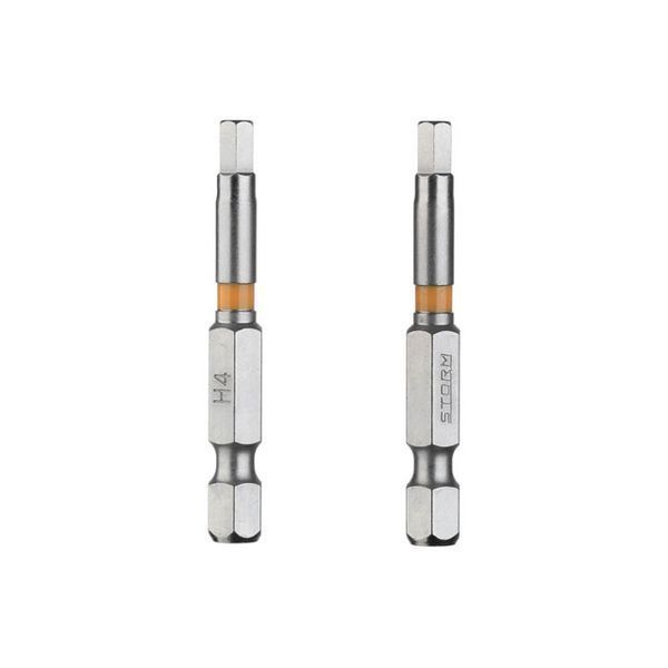 Комплект викруткових насадок, Hex H4, 1/4"&times;50 мм, S2, 2 од., STORM INTERTOOL VT-0228 VT-0228 фото