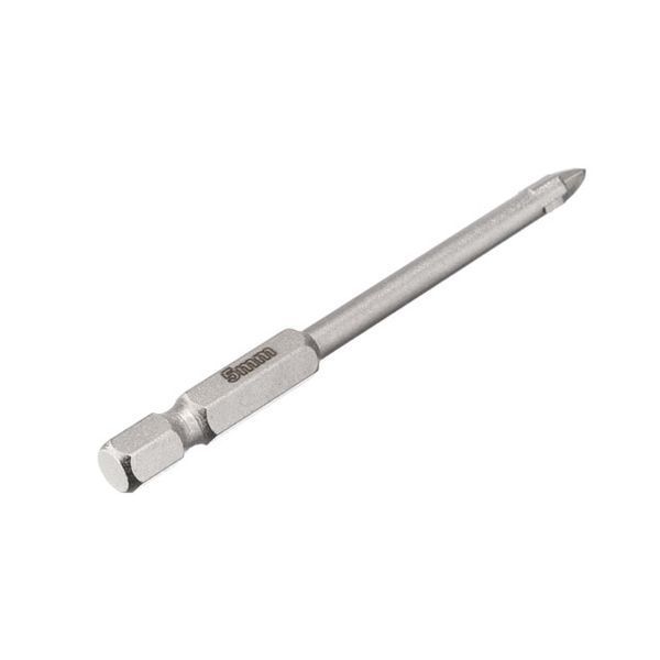 Свердло по склу та кераміці, 5 мм, HEX 1/4" INTERTOOL SD-0285 SD-0285 фото