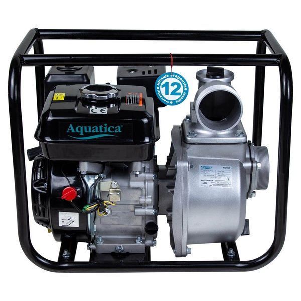 Мотопомпа 7.5л.с. Hmax 30м Qmax 70м&sup3;/год (4-х тактний) AQUATICA AQ30CX (772532) 772532 фото