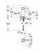 Змішувач для раковини S-розміру Grohe BauClassic (23162000) 23162000 фото 2