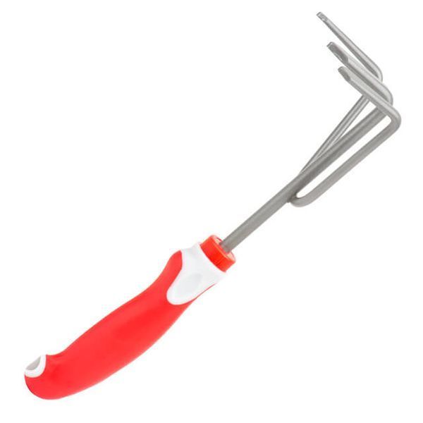 Культиватор садовый, 270&times;85 мм, комбинированная рукоятка INTERTOOL FT-0034 FT-0034 фото