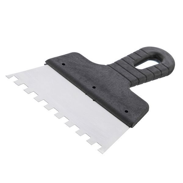 Шпатель из нержавеющей стали, 150 мм, зуб: 8х8 мм INTERTOOL KT-2158 KT-2158 фото