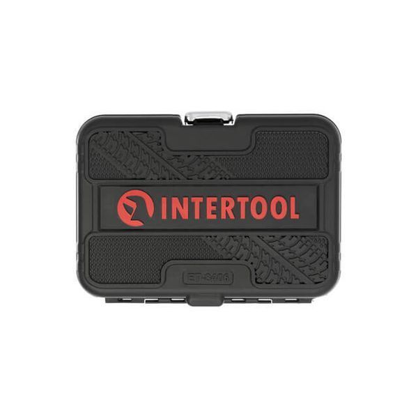 Набір біт HEX у кейсі, 1/2", S2, H4-H17, 100 мм, STORM INTERTOOL ET-8406 ET-8406 фото