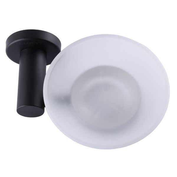 Мыльница Globus Lux BS8408 черная матовая SUS304 000021388 фото