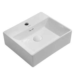 Раковина подвесная Mixxus Premium QUADRO-0205 410х360х130mm с отверстием под смеситель и переливом (MP6508) MP6508 фото