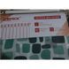 Шторка для ванной Zerix SCP-010-180x180 из PEVA (полиэтиленвинилацетата) (Узор "Брызги" зеленые) (ZX6083) ZX6083 фото 3