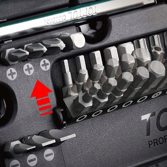 Професійний набір інструменту TOPTUL 1/4" 41од. GADW4101 GADW4101 фото