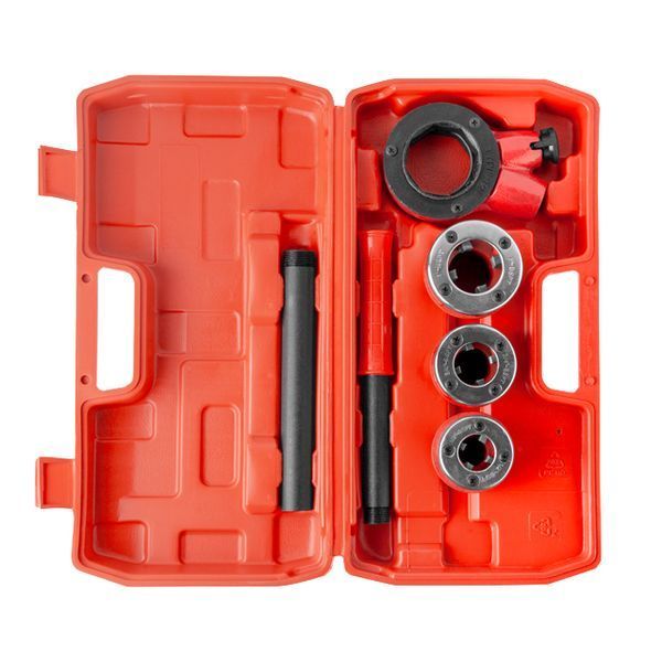 Набір плашок трубних 3 шт, для нарізання різьби: 1/2", 3/4", 1" INTERTOOL SD-8003 SD-8003 фото