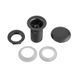 Донний клапан для раковини Zerix BV-02 BLACK 1 1/4'' без переливу автоматичний СLICK-СLACK (Колір чорний) (ZX6018) ZX6018 фото 7