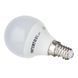 Лампа светодиодная LED P45, E14, 5 Вт, 150-300 В, 4000 K, 30000 ч, гарантия 3 года INTERTOOL LL-0102 LL-0102 фото 3