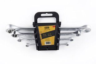 Набір ключів накидних двосторонніх TORX CrV (T6-T8, T10-T12, T14-T18, T20-T24)(4шт) СИЛА (201332) 201332 фото