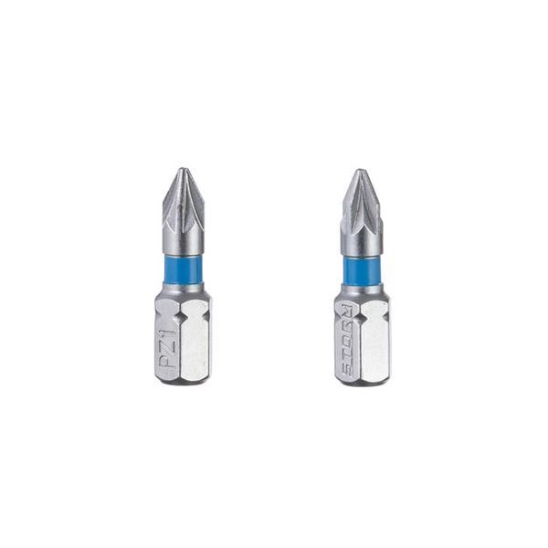 Комплект викруткових насадок, PZ1, 1/4"&times;25 мм, S2, 2 од., STORM INTERTOOL VT-0220 VT-0220 фото