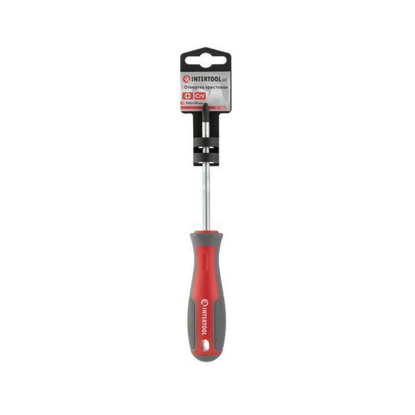 Викруткa хрестова, PH2&times;100 мм, Cr-V INTERTOOL VT-3320 VT-3320 фото