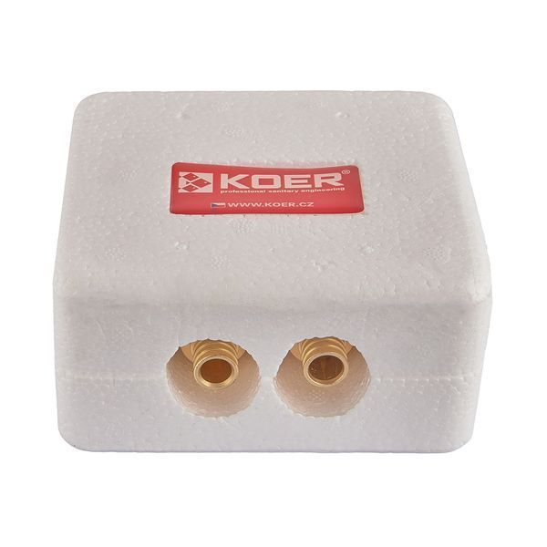 Трійник в од. площ. Koer KA.TU-20-16-16 - 20(2.8mm)x16(2.2mm)x16(2.2mm) (теплоіз.кожух) (KR5868) KR5868 фото