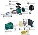 Насос відцентровий VOLKS pumpe JY150 1,3кВт 000022876 фото 4
