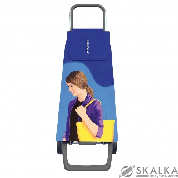 На фото Сумка-тележка Rolser Jet Face Joy 40 Azul-Lois (926686)