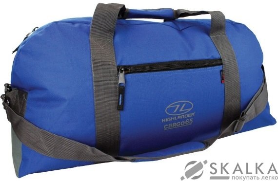 На фото Сумка дорожная Highlander Cargo 65 Blue (925499)