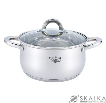 Кастрюля Krauff 22 см 4 л (26-238-020) На фото Кастрюля Krauff 22 см 4 л (26-238-020)
