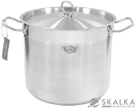 Кастрюля Krauff с металлической крышкой 28 см 13.5 л (26-238-008) На фото Кастрюля Krauff с металлической крышкой 28 см 13.5 л (26-238-008)
