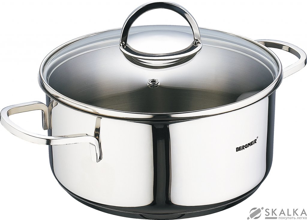 Кастрюля Bergner 20х9.5 см 2.8 л (BG-6292) На фото Кастрюля Bergner 20х9.5 см 2.8 л (BG-6292)