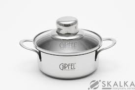 На фото Кастрюля Gipfel MINI 12х5 см 0.6 л (1201)