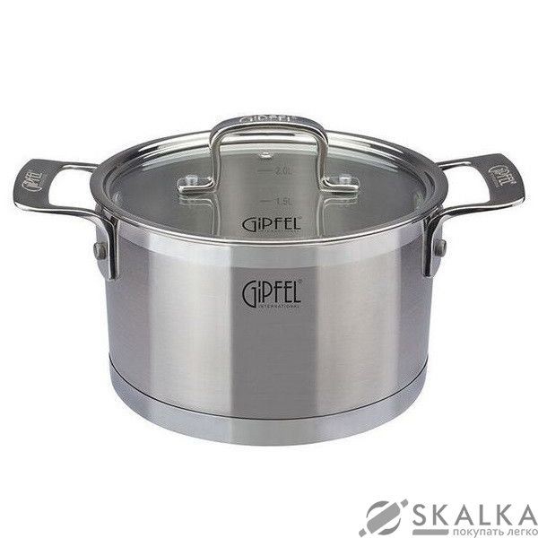 На фото Кастрюля Gipfel PRESTIGE 24х12 см 5.4 л (1235)