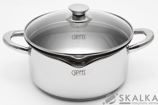 Кастрюля Gipfel COCKTAIL 24х11.5 см 5.2 л (1249) На фото Кастрюля Gipfel COCKTAIL 24х11.5 см 5.2 л (1249)