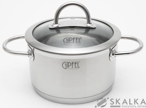 На фото Кастрюля Gipfel SIGNO 16х9.5 см 2 л (1360)