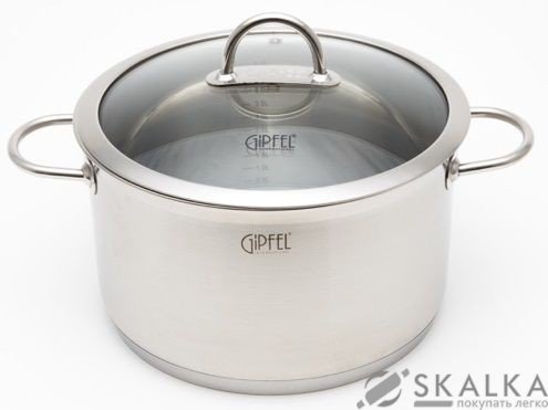 На фото Кастрюля Gipfel SIGNO 24х13.5 см 6 л (1363)