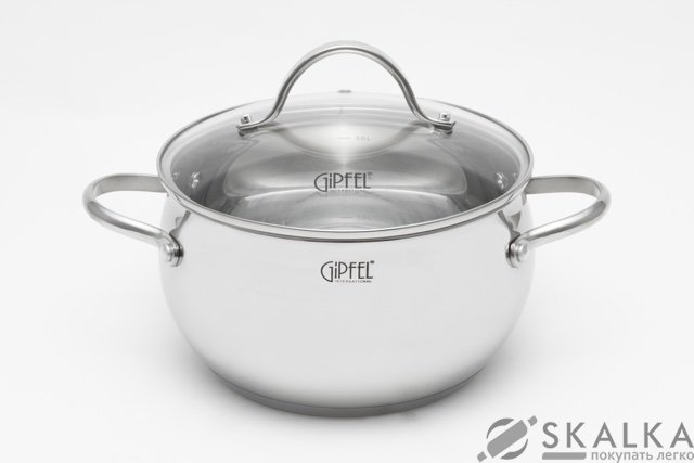 На фото Кастрюля Gipfel TERZA 20х9.5 см 3.4 л (1293)