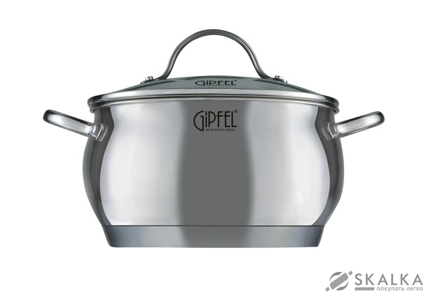 Кастрюля Gipfel TERZA 24х12 см 5.4 л (1294) На фото Кастрюля Gipfel TERZA 24х12 см 5.4 л (1294)