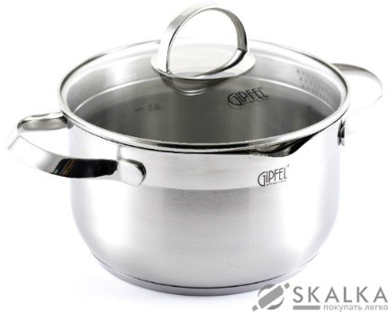 Кастрюля Gipfel 18х9 см 1.9 л (2270) На фото Кастрюля Gipfel 18х9 см 1.9 л (2270)