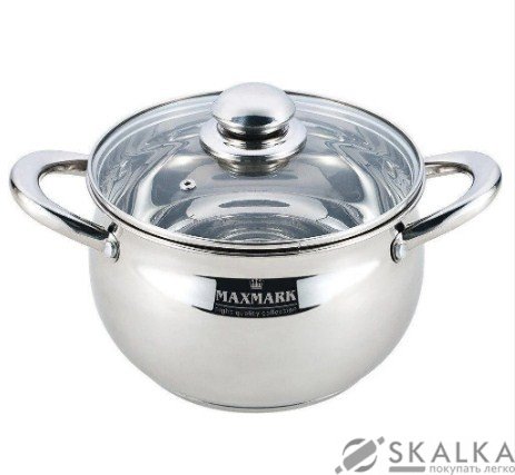 Кастрюля Maxmark 18 см 2 л (MK-APP7503) На фото Кастрюля Maxmark 18 см 2 л (MK-APP7503)