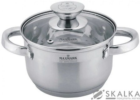 Кастрюля Maxmark 16х10.5 см 1.9 л (MK-3502) На фото Кастрюля Maxmark 16х10.5 см 1.9 л (MK-3502)