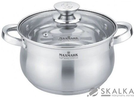 Кастрюля Maxmark 22 см 4 л (MK-BL2505) На фото Кастрюля Maxmark 22 см 4 л (MK-BL2505)