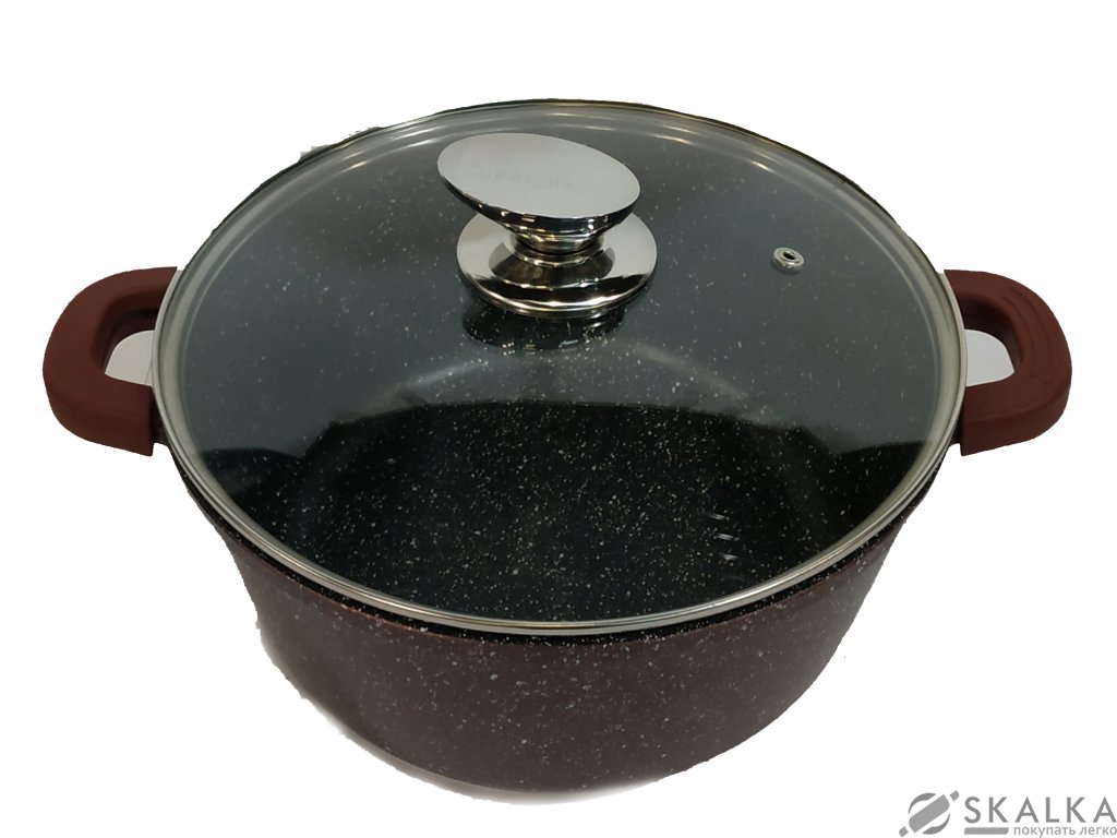 Кастрюля Zurrichberg 24х11 см (ZBP-7094 Burgundy) На фото Кастрюля Zurrichberg 24х11 см (ZBP-7094 Burgundy)