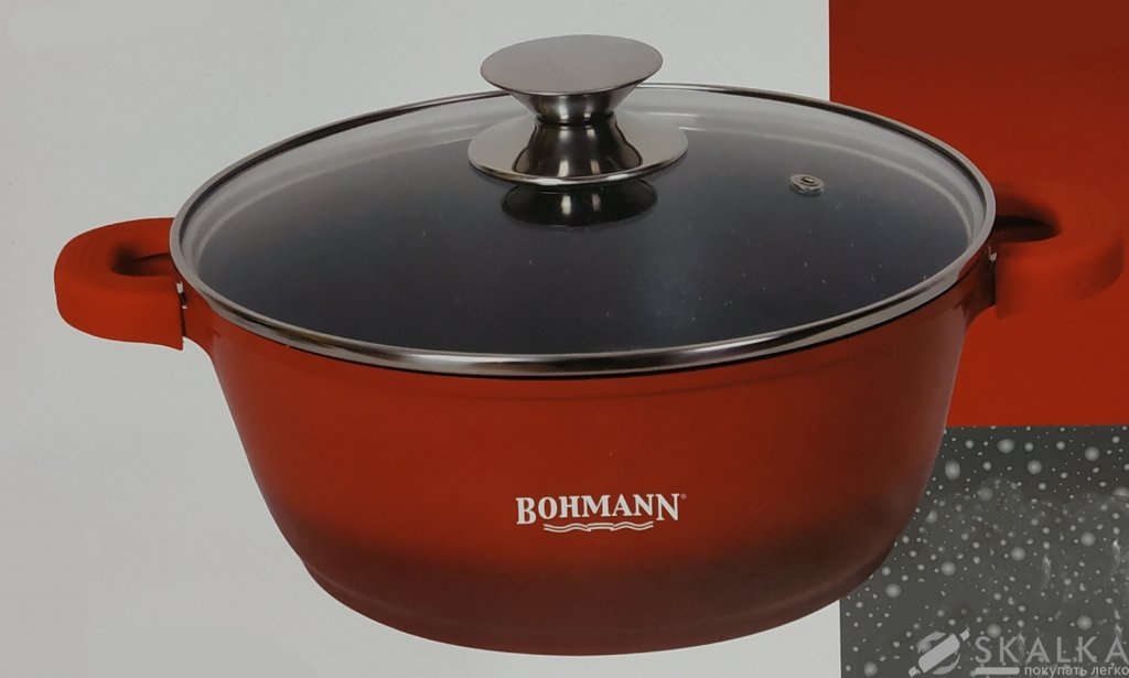 На фото Кастрюля Bohmann 28 см 5.8 л (7328 MRB-RD ВН)