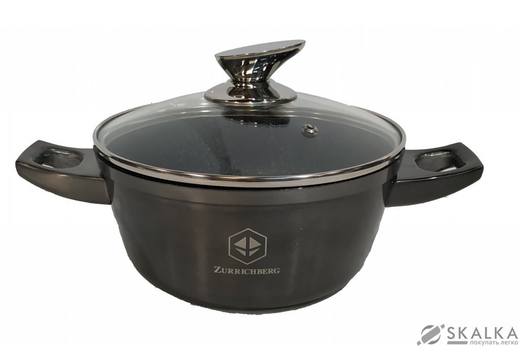 На фото Кастрюля Zurrichberg 20х9.5 см 3 л (ZBP-7124 Gray)