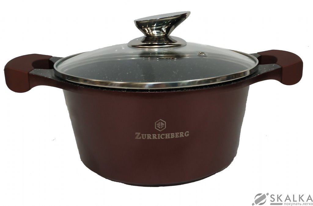 На фото Кастрюля Zurrichberg 20х8.5 см (ZBP-7132 Burgundy)