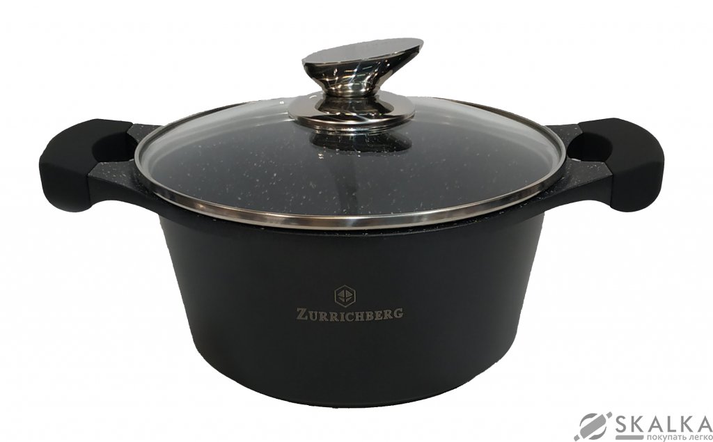 На фото Кастрюля Zurrichberg 20х8.5 см (ZBP-7132 Black)