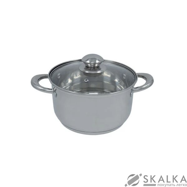 На фото Кастрюля из нержавеющей стали Bohmann 20 см 3.5 л (BH 0805-20)