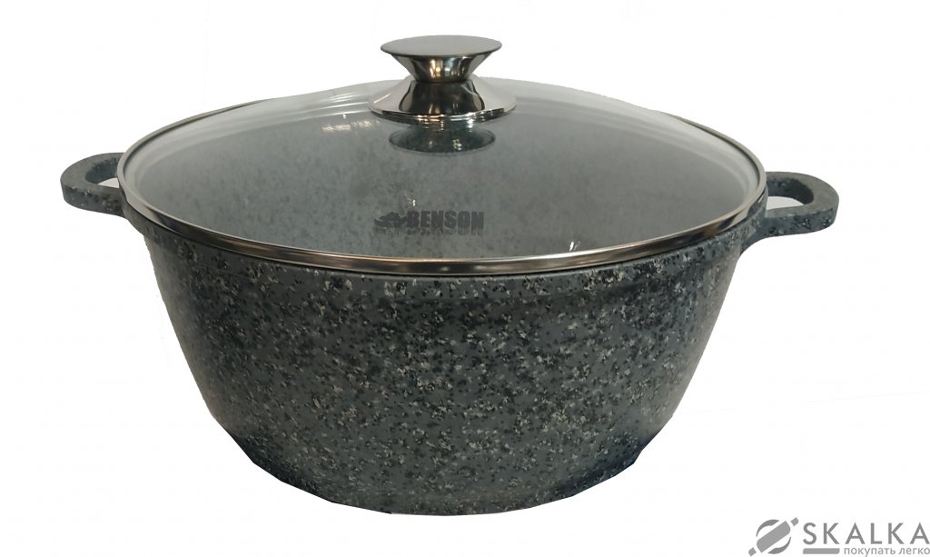 Кастрюля Benson 5.3 л (BN-353) На фото Кастрюля Benson 5.3 л (BN-353)