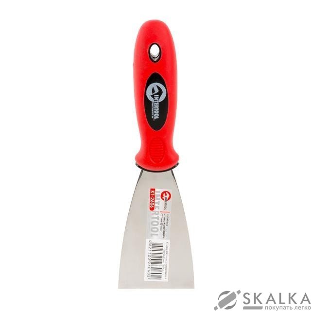 На фото Шпатель Intertool из нержавеющей стали 65мм Проф (KT-2606)