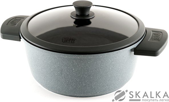 Кастрюля Gipfel Greyce 28х12.5 см 6.55 л (0654) На фото Кастрюля Gipfel Greyce 28х12.5 см 6.55 л (0654)