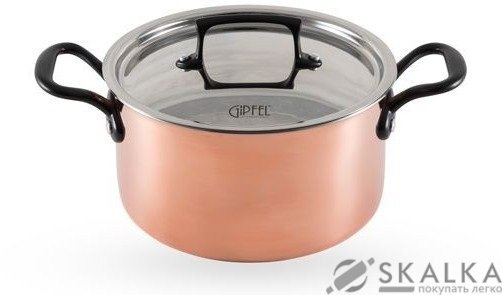 Кастрюля Gipfel FANTASY 20х11.5 см 3.5 л (1739) На фото Кастрюля Gipfel FANTASY 20х11.5 см 3.5 л (1739)