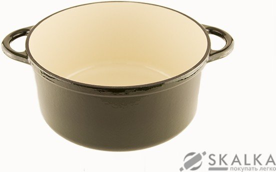 На фото Кастрюля из чугуна эмалированная Gipfel MAJOLICA 23х11.5 см 3.6 л (2280)